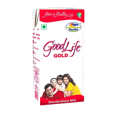 Nandini Gold Tetra Pack Milk-NA-12-1ltr