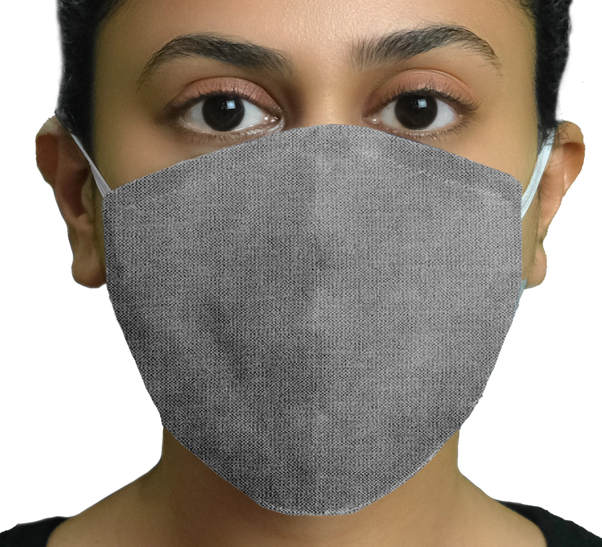 OrchidsPlus Active Face Mask | 2+ Layer | Washable | Reusable | Active Protection - Grey-OP_GREY_ACTIVE5-2