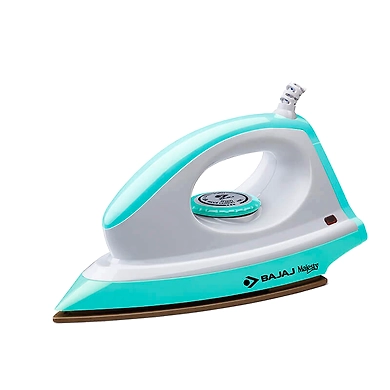 Bajaj Majesty Canvas Green 1000W Dry Iron-SKU-SHAH-3562