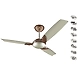 Bajaj Harrier 1200 mm Pearl Grey Ceiling Fan-2-sm