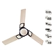 Bajaj Hextrim 1200 mm Planet Sand Ceiling Fan-2-sm