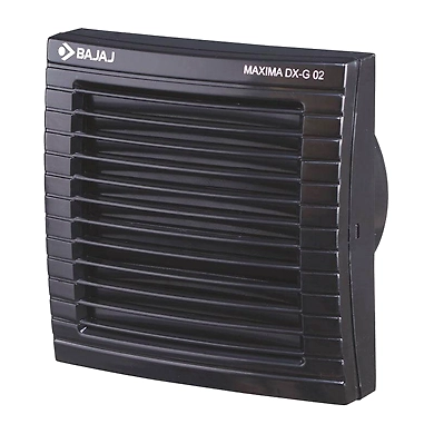 Bajaj Maxima DxI G02 150 mm Black Dom Exhaust Fan-SKU-SHAH-3754