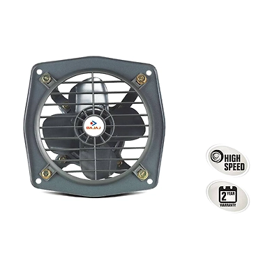 Bajaj Bahar 150 mm Metallic Grey Dom Exhaust Fan-1