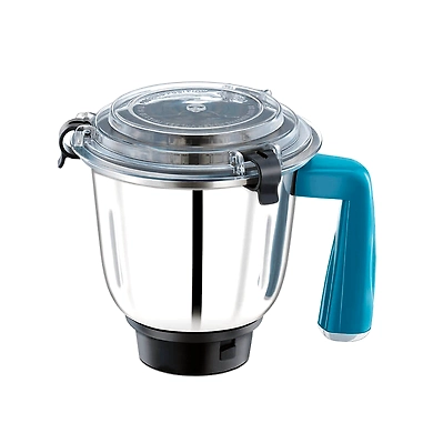 Bajaj Twister Fruity 750-Watts Mixer Grinder with 3 Jars (White/Blue)-2