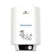 Bajaj Popular Plus 25-Litre Vertical Storage Water Heater (White)