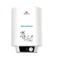 Bajaj Popular Plus 10-Litre Vertical Storage Water Heater (White)