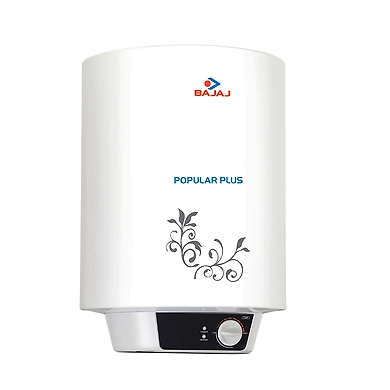 Bajaj Popular Plus 10-Litre Vertical Storage Water Heater (White)-1
