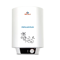 Bajaj Popular Plus 15-Litre Vertical Storage Water Heater (White)