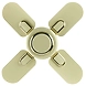 Bajaj Regal Gold 600 mm Ivory Ceiling Fan-2-sm