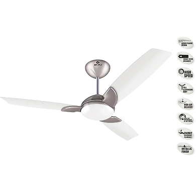Bajaj Harrier 1200 mm Silky White Ceiling Fan-2