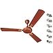 Bajaj Grace Dlx Brown Ceiling Fan-1-sm