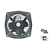 Bajaj Bahar 150 mm Metallic Grey Dom Exhaust Fan-1-sm