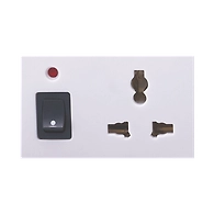 Bajaj 6A 3 Sockets, 2 USB Extension Board