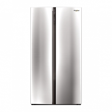 W series 603 L Side By Side Frost Free Refrigerator(6th Sense CloudFresh Technology, Sterling steel, 10 Years Warranty )-SKU-SHAH-4073