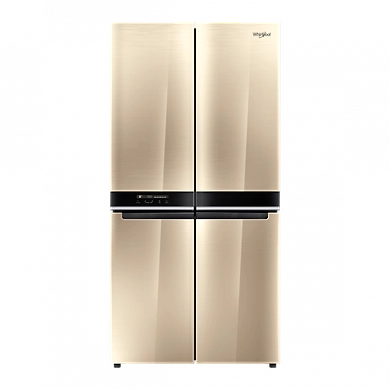 W series 677 L Four Door Frost Free Refrigerator(Convertible Freezer, Crystal Mocha, 10 Years Warranty )-SKU-SHAH-4075