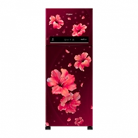 IntelliFresh 265 L Frost Free Double Door Refrigerator(5 in 1 Convertible Freezer, Inverter Compressor, Wine Hibiscus, 3 Star, 10 Years Warranty )