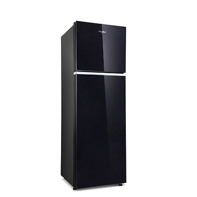Neo fresh 292L Frost Free Double Door Refrigerator(6th Sense DeepFreeze Technology, Glass Door - Crystal Black, 2 Star, 10 Years Warranty )-SKU-SHAH-4116
