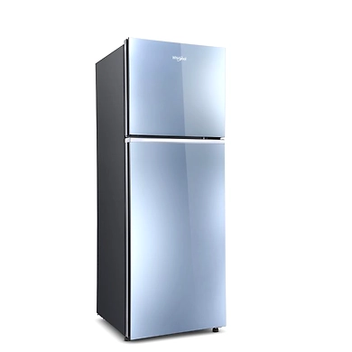 Neo fresh 265L Frost Free Double Door Refrigerator(6th Sense DeepFreeze Technology, Glass Door - Crystal Mirror, 2 Star, 10 Years Warranty )-SKU-SHAH-4128