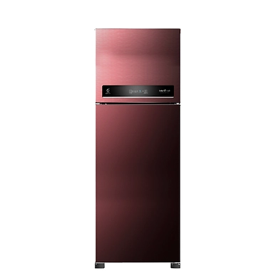 IntelliFresh 340 L Frost Free Double Door Refrigerator(5 in 1 Convertible Freezer, Inverter Compressor, Crimson Steel, 3 Star, 10 Years Warranty )-SKU-SHAH-4144