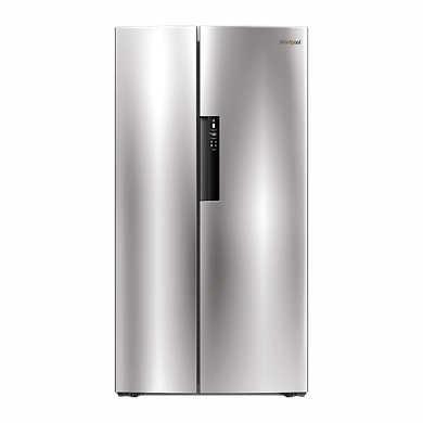 W series 605 L Side By Side Frost Free Refrigerator(6th Sense CloudFresh Technology, Sterling steel, 10 Years Warranty )-SKU-WHIRL-4072