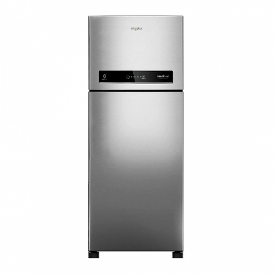 IntelliFresh 340 L Frost Free Double Door Refrigerator(5 in 1 Convertible Freezer, Inverter Compressor, Alpha Steel, 3 Star, 10 Years Warranty )-SKU-WHIRL-4085