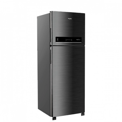 IntelliFresh 340 L Frost Free Double Door Refrigerator(5 in 1 Convertible Freezer, Inverter Compressor, Steel Onyx, 3 Star, 10 Years Warranty )-SKU-WHIRL-4086