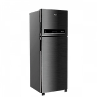 IntelliFresh 340 L Frost Free Double Door Refrigerator(5 in 1 Convertible Freezer, Inverter Compressor, Steel Onyx, 3 Star, 10 Years Warranty )