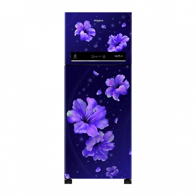 IntelliFresh 292 L Frost Free Double Door Refrigerator(5 in 1 Convertible Freezer, Inverter Compressor, Sapphire Hibiscus, 2 Star, 10 Years Warranty )-SKU-WHIRL-4098