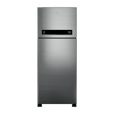 Neo fresh 265L Frost Free Double Door Refrigerator(6th Sense DeepFreeze Technology, Arctic steel, 2 Star, 10 Years Warranty)-SKU-WHIRL-4119