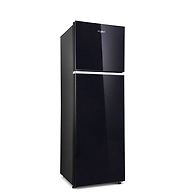 Neo fresh 265L Frost Free Double Door Refrigerator(6th Sense DeepFreeze Technology, Glass Door - Crystal Black, 2 Star, 10 Years Warranty )