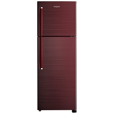 Neo fresh 245L Frost Free Double Door Refrigerator (6th Sense DeepFreeze Technology, Wine Chromium Steel, 2 Star, 10 Years Warranty )-SKU-WHIRL-4138