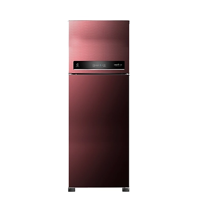 IntelliFresh 360 L Frost Free Double Door Refrigerator(5 in 1 Convertible Freezer, Inverter Compressor, Crimson Steel, 3 Star, 10 Years Warranty )-SKU-WHIRL-4141