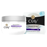 OLAY NATURAL WHITE 7 IN ONE NIGHT NOURISHING REPAIR CREAM-50 GM