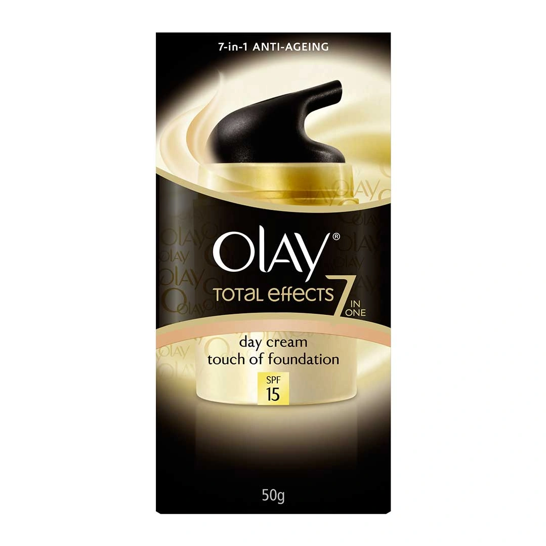 OLAY TOTAL EFFECTS 7 IN ONE DAY CREAM TOUCH OF FOUNDATION SPF 15-50 GM-2