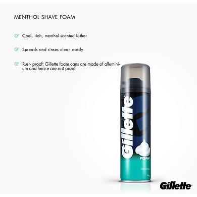 MENTHOL SHAVE FOAM-ACLS-1551