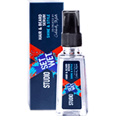 Set Wet Studio X Hair &amp; Beard Serum For Men - Shine &amp; Style-ACLS-1650