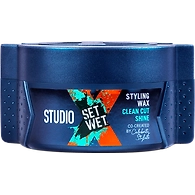 Set Wet Studio X Hair Styling Wax For Men - Clean cut Shine