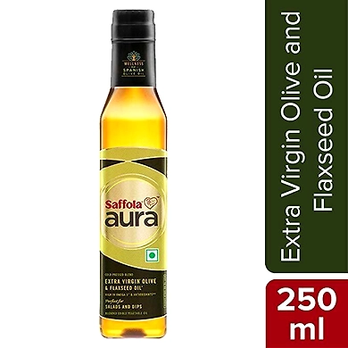 Saffola Aura Extra Virgin Olive &amp; Flaxseed Oil-ACLS-1685
