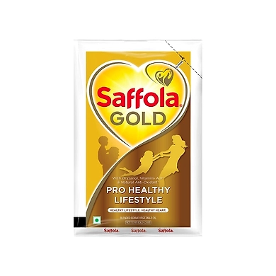 Saffola Gold Edible Oil Pouch-ACLS-1691