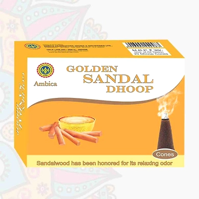 AMBICA GOLDEN SANDAL (20 CONES)-ACLS-2004