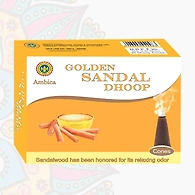 AMBICA GOLDEN SANDAL (20 CONES)
