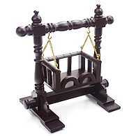 HANDCRAFTED WOODEN JHULA FOR LORD