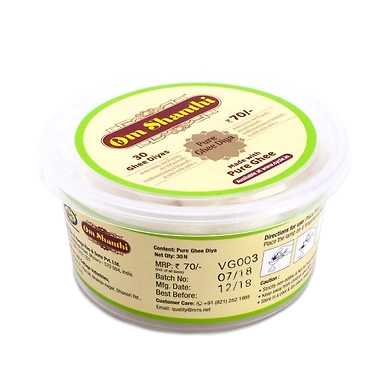 OM SHANTHI GHEE DIYA-ACLS-2164