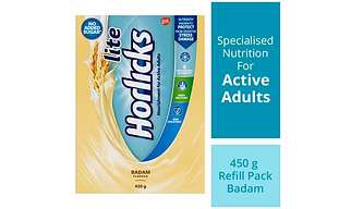 Horlicks Lite Health & Nutrition Drink - Badam Flavour