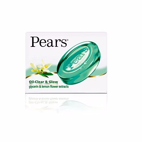 Pears Oil Clear & Glow Soap Natural Solution for Clear and Radiant