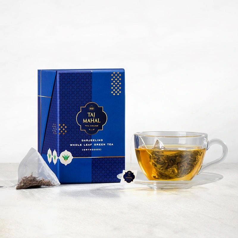 Darjeeling Whole Leaf Green Tea Bag-H-383