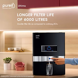 pure it pureit ultima mineral ro+uv+mf water purifier with 10l storage.