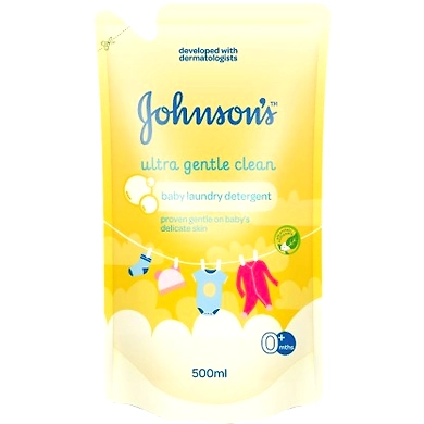 JOHNSON'S Ultra Gentle Clean Baby Laundry Detergent-JJ55-500ml