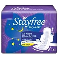 STAYFREE DRY-MAX® ALL NIGHT XL