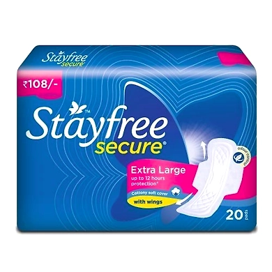 STAYFREE SECURE® COTTONY SOFT XL-JJ72-6Pad
